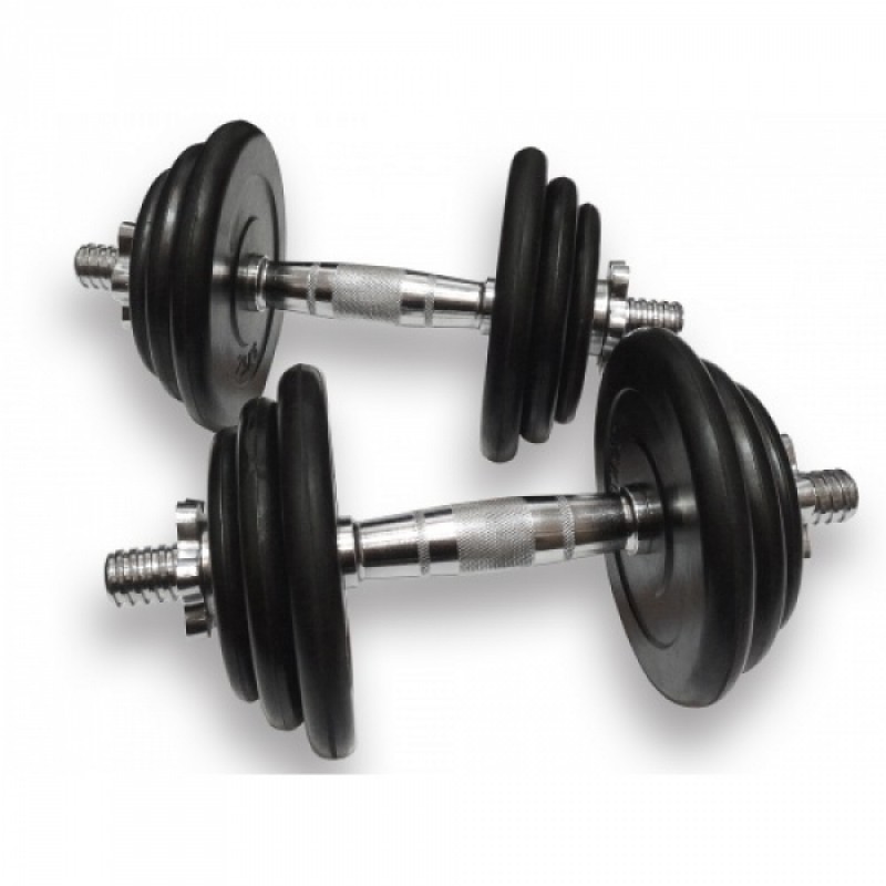 

Гантели наборные Fitnessport 2х10,5 кг, код: 10124-S49