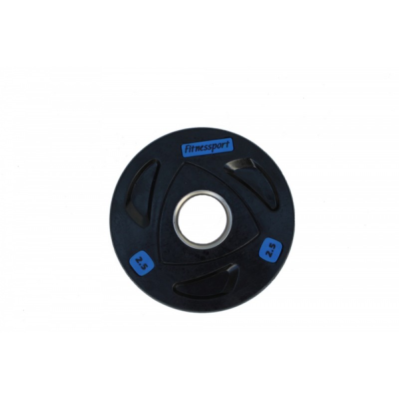 

Диск олимпийский обрезиненный Fitnessport черный 2,5 кг, код: 10243-S49