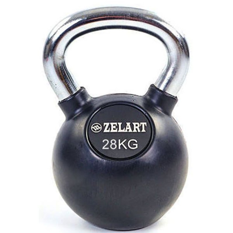 

Гиря обрезиненная Zelart 28 кг., art: TA-5162-28