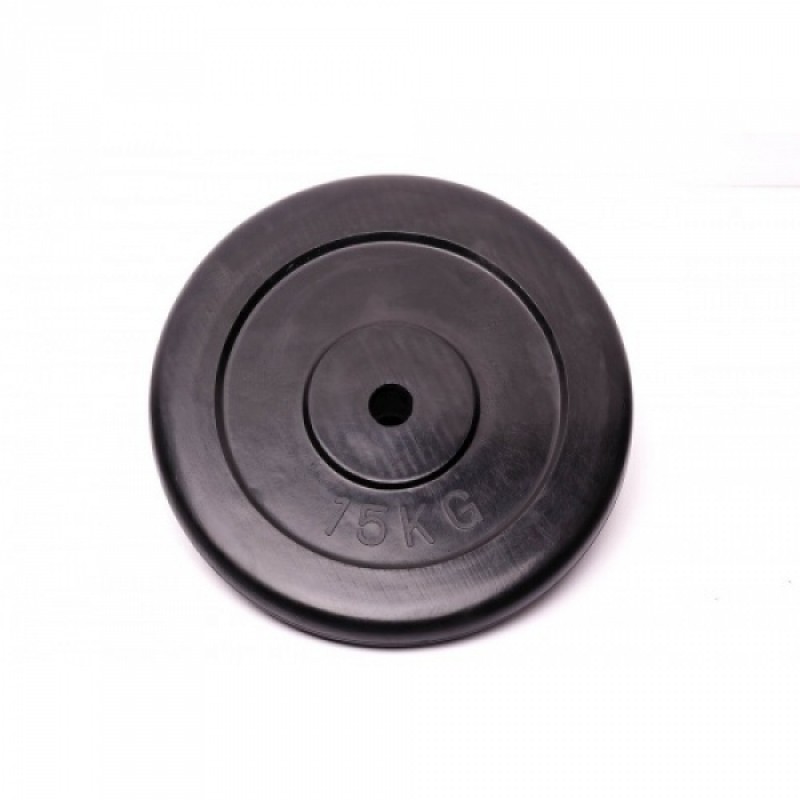 

Диск домашний обрезиненный Fitnessport черный 15 кг, код: 10253-S49