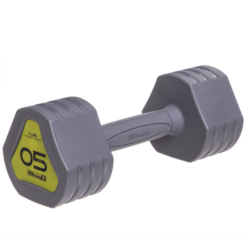 

Гантель Zelart 1х5кг, серый, код: TA-2678-5-S52