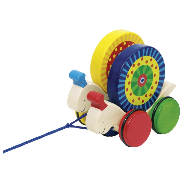 

Деревянная каталка goki Двигающиеся улитки 54970G (54970G)