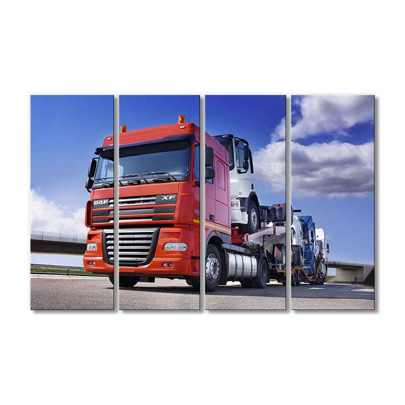 

Модульная картина Artel «Грузовик Кенворт W900» 4 модуля 70x105 см