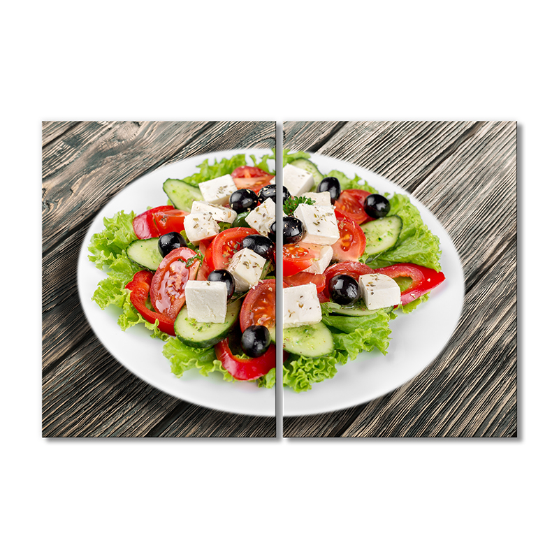 

Модульная картина Artel «Греческий классический салат» 2 модуля 60x90 см