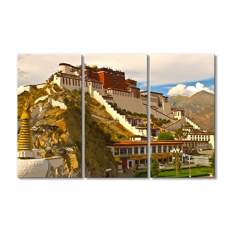 

Модульная картина Artel «Дворец Потала» 3 модуля 90x135 см