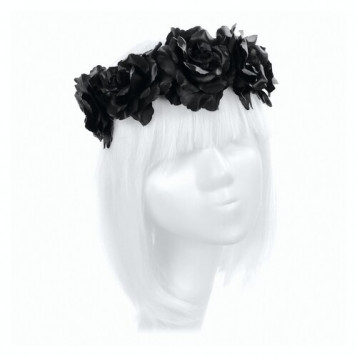 

Венок Hanna из роз черный Halloween 19-49BLK