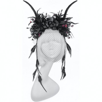 

Рожки Антилопа Айрис Halloween 21-591BLK-CLT