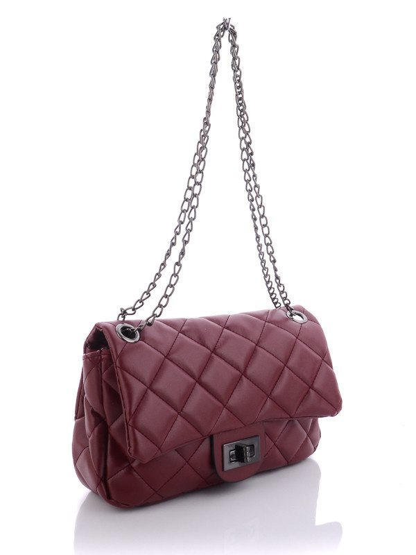

Женские сумки деми Prime 1103-7 bordo Бордовый р.15x25x8