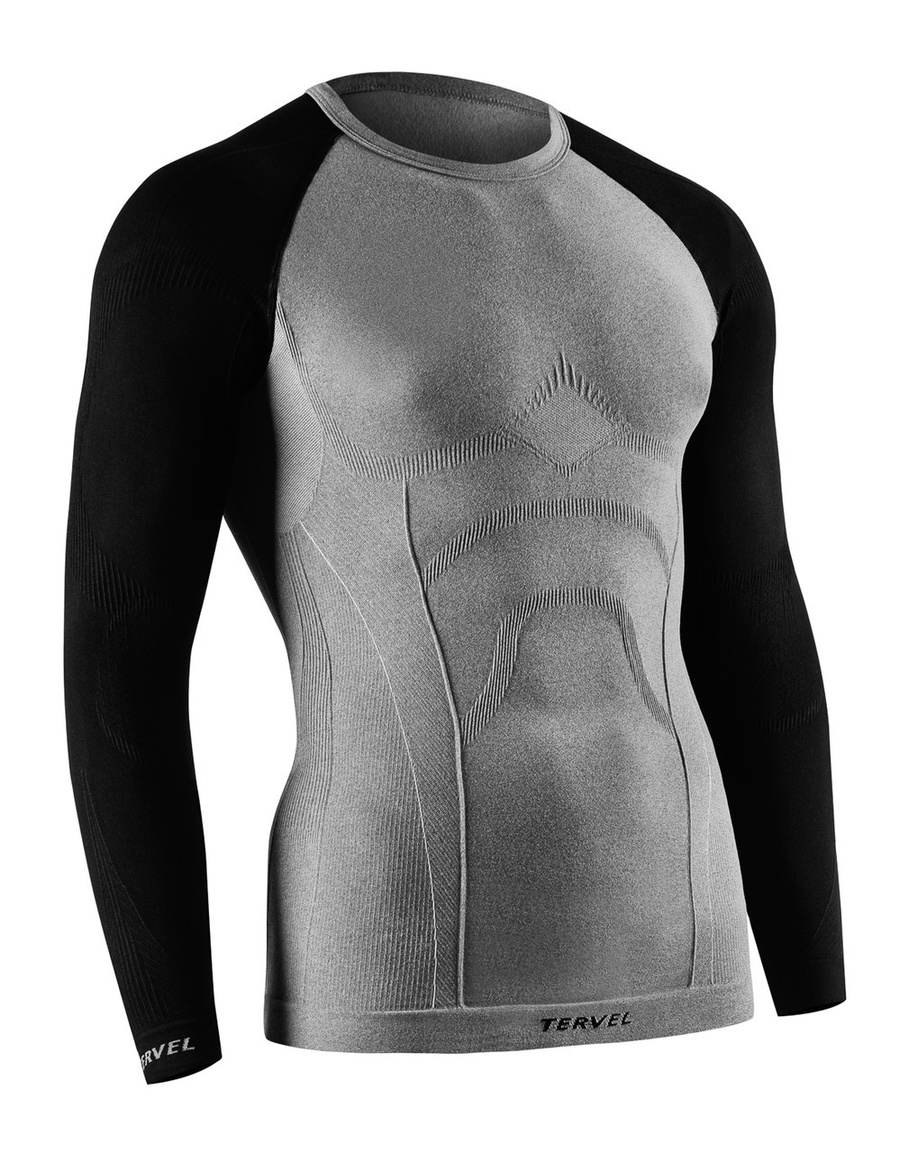 

Термокофта мужская Tervel Comfortline XXL Серо-черная (100261-XXL)