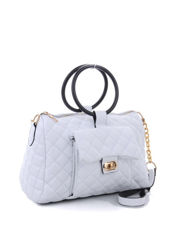 

Женские сумки деми Prime 1033-10 white Белый р.20x30x11