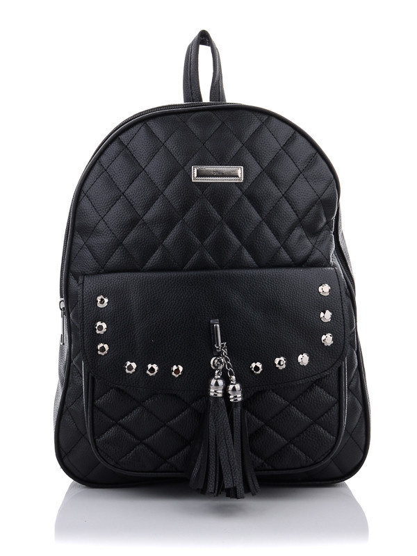 

Женские рюкзаки деми Prime 1159-2 black Черный р.35x29x8