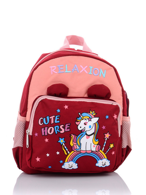 

Детские рюкзаки деми Prime 4040-3 bordo для девочки Бордовый р.30x25x12