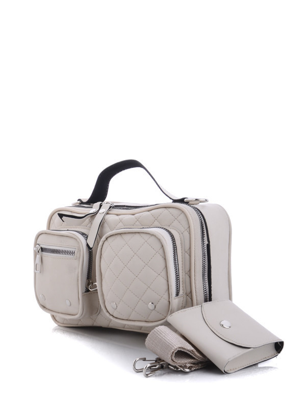 

Женские сумки деми Prime 1028-6 beige Бежевый р.16x24x8