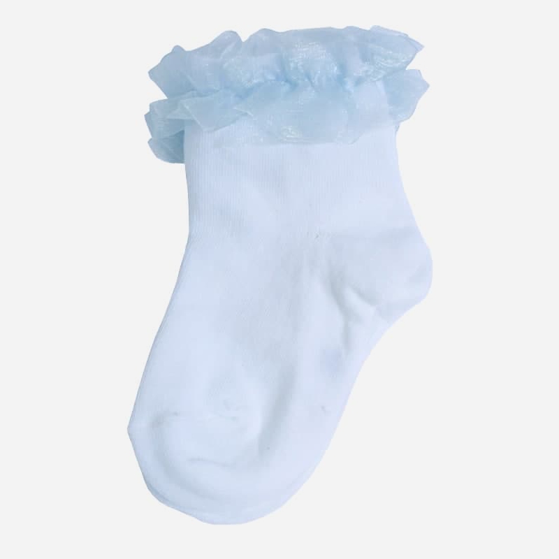 

Носки Ruffles 12 Белые с голубым