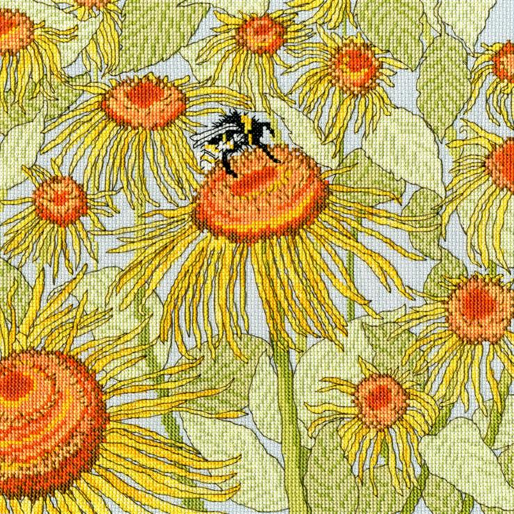 

Набор для вышивания крестом Sunflower Garden Сад Подсолнечника Bothy Threads XFY2