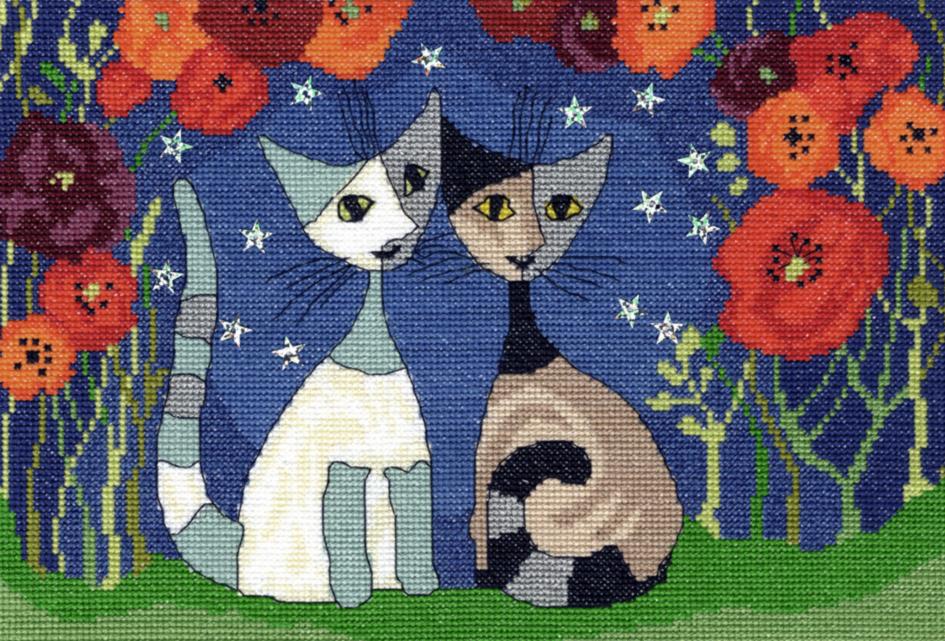 

Набор для вышивания крестом Poppy Nights Маковые ночи Bothy Threads XRW2
