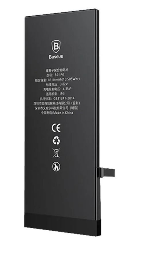 

Аккумуляторная батарея (АКБ) для iPhone 6, 1810mAh, оригинал, Baseus Original (PRC)