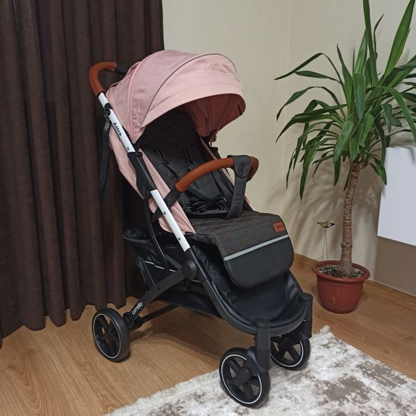 

Коляска прогулочная CARRELLO Astra (Каррелло Астра) CRL-5505 Apricot Pink +дождевик S /1/
