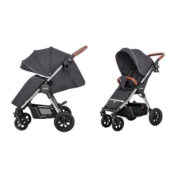 

Коляска прогулочная CARRELLO Supra (Каррелло Супра) CRL-5510 Solid Grey +дождевик L /1/