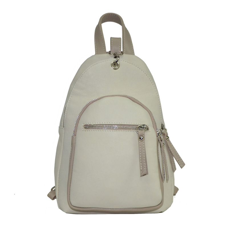 

Рюкзак Vera Pelle 2311-5 кожаный женский бежевый