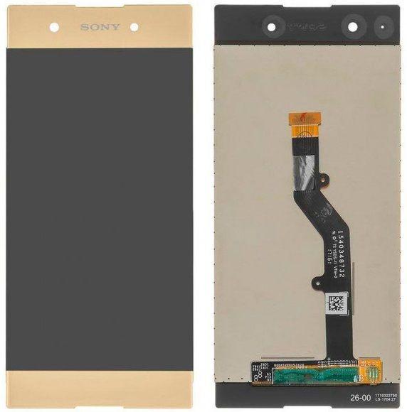 

Дисплей для мобильного телефона Sony G3412/G3416/G3426/Xperia XA1 Plus, золотой, с тачскрином, AAA