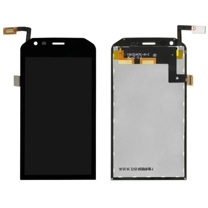 

Дисплей для мобильного телефона Caterpillar S40/CAT S40, черный, с тачскрином