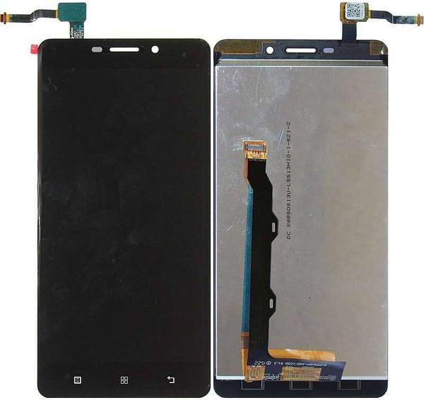 

Дисплей для мобильного телефона Lenovo A5500 S8 Play, черный, с тачскрином, с рамой