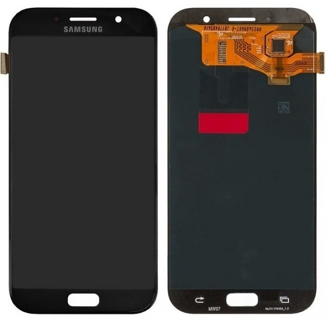 

Дисплей для мобильного телефона Samsung A7 2017/A720, черный, с тачскрином, OLED
