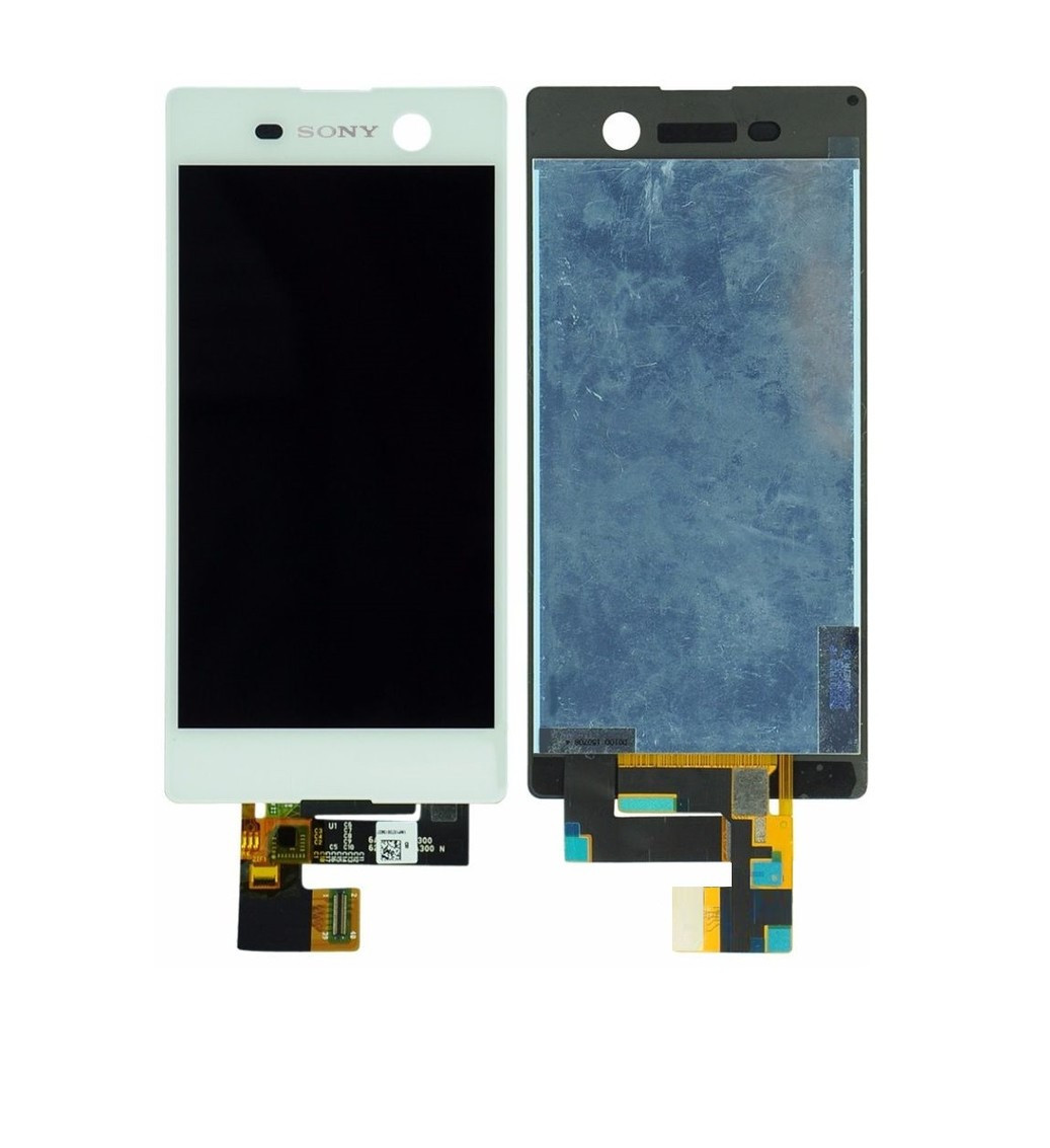 

Дисплей для мобильного телефона Sony E5603/E5606/E5633/Xperia M5, белый, с тачскрином [High Copy]