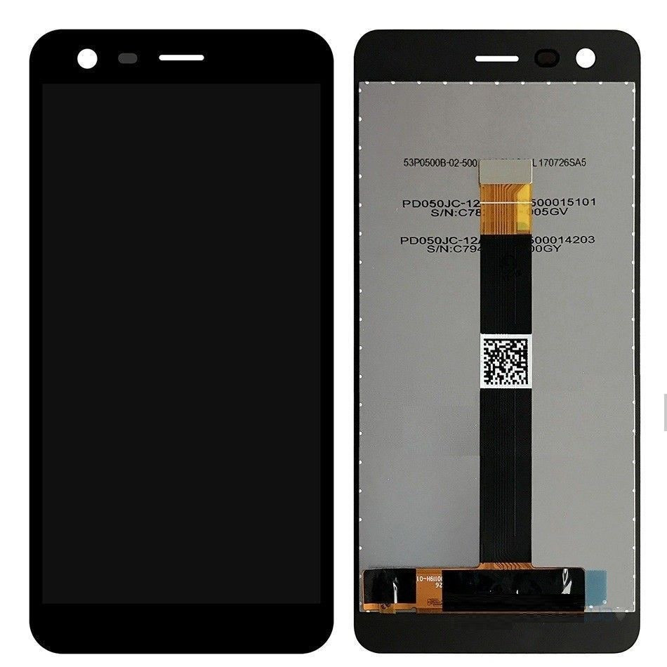 

Дисплей для мобильного телефона Nokia 2 Dual Sim/TA-1007/TA-1029, черный, с тачскрином [High Copy]