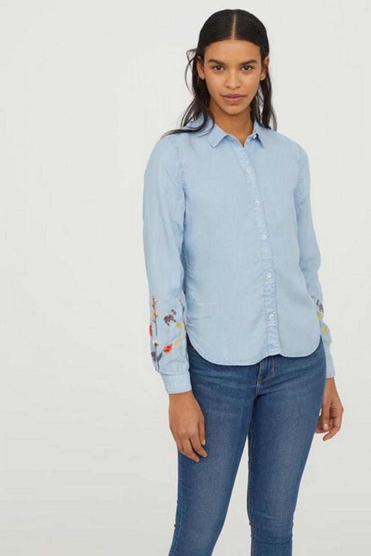 

Рубашка H&M eur  Голубая (3052-0607372005, Рубашка H&M eur 38 Голубая (3052-0607372005)