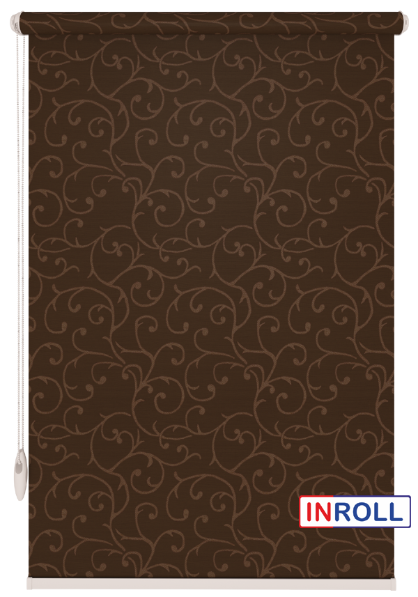 

Ролета тканевая INROLL Есо-Mini 130х165 см Akant Венге 2261