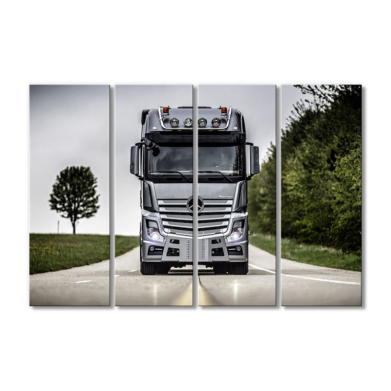 

Модульная картина Artel «Грузовик мерседес Бенц mp4» 4 модуля 60x90 см