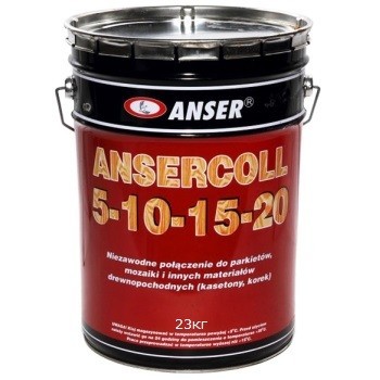 

Клей для паркета Ansercoll 5-10-15-20 23кг