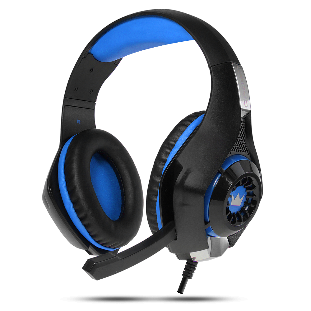

Игровые стерео наушники CROWN CMGH-101T Blue