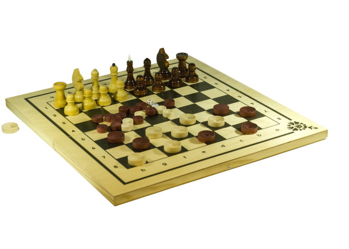 

Настольная игра Нескучные Игры Шахматы, шашки, нарды 3 в 1 (4850)