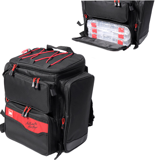 

Рюкзак рыболовный с коробками Lucky John 40 x 38 x 23 см (LJ121B)