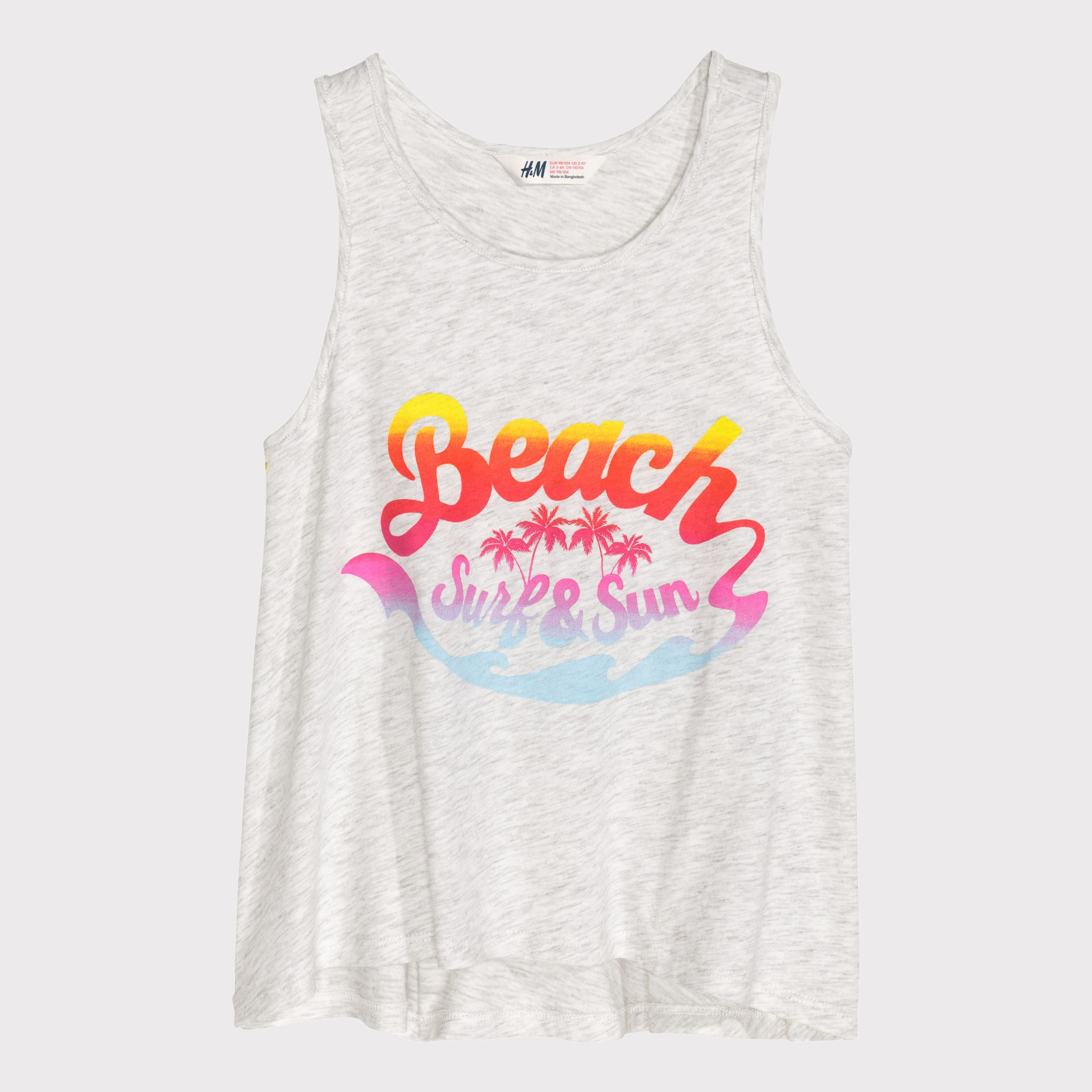 

Майка H&M 1608453 170 см Серая