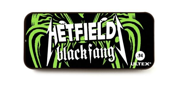 

Медиаторы DUNLOP PH112T.94 HETFIELD'S BLACK FANG PICK TIN 0.94