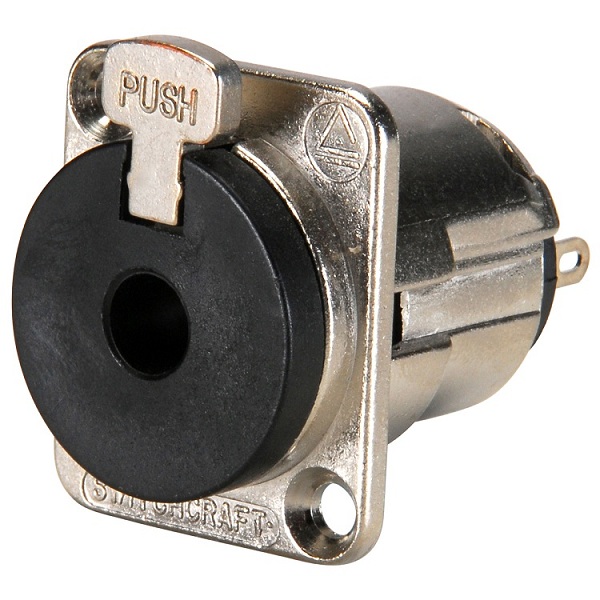 

Гитарная электроника SWITCHCRAFT E112BL LOCKING PANEL MOUNT JACK (STEREO)