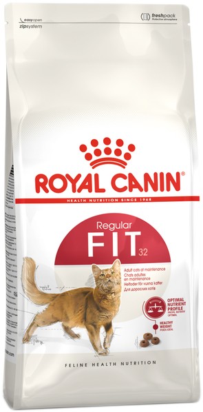 

Сухой корм для взрослых котов от 1 года бывающих на улице Royal Canin Fit 4 кг