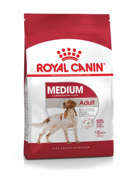 

Сухой корм Royal Canin Medium Adult для взрослых собак средних пород старше 12 месяцев 4 кг (3182550708197)