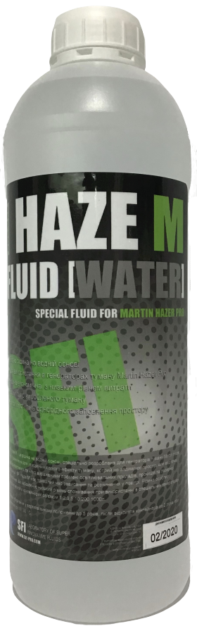 

Жидкость для генераторов тумана SFI Haze "M" Fluid Water 1л