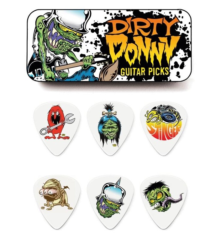 

Медиаторы DUNLOP BL111T.60 DIRTY DONNY PICKS TIN 0.60