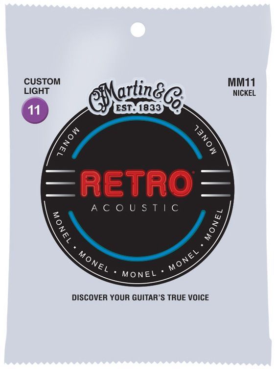 

Струны для гитары MARTIN 41Y19MM11 Retro Custom Light (11-52)