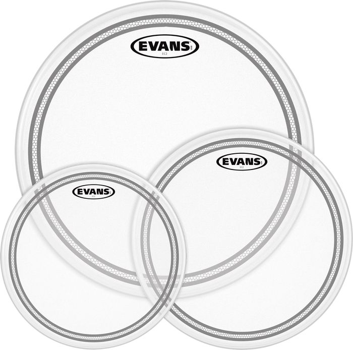 

Пластик для ударных EVANS ETPEC2SCTD-R EC2 COATED ROCK