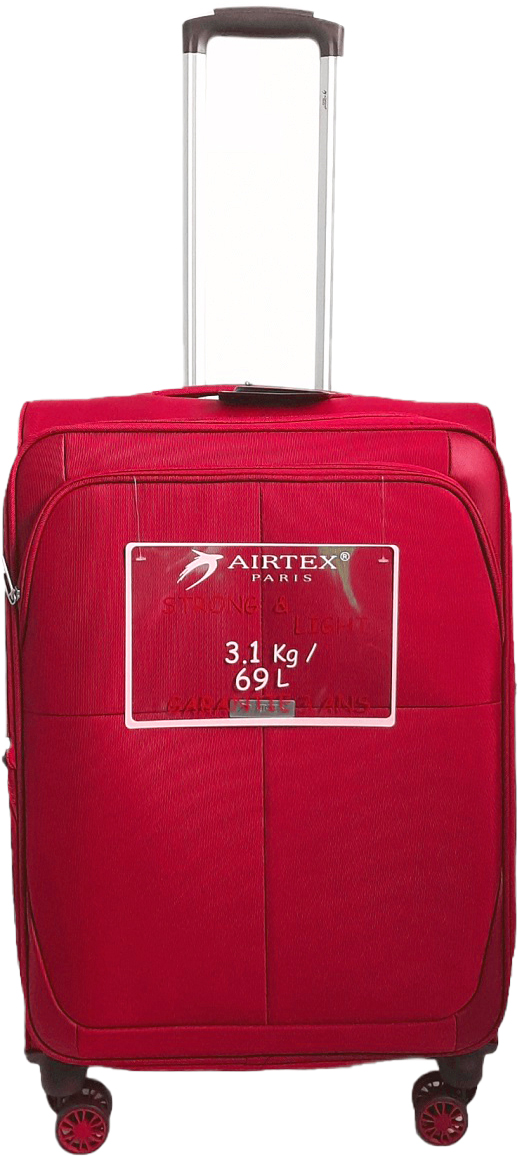 

Чемодан пластиковый Airtex 826 Средний Красный 4 колеса At00026