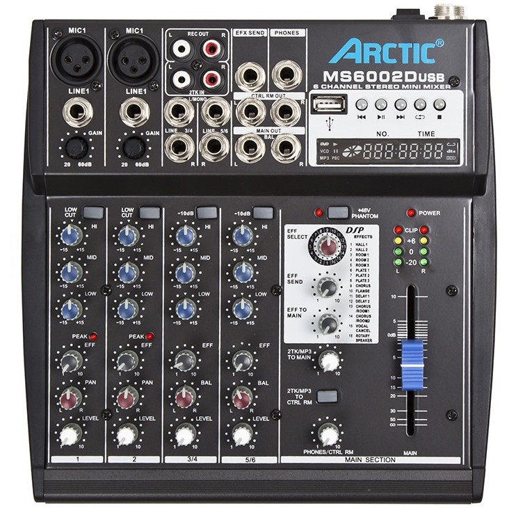 

Микшерный пульт ARCTIC MS6002D USB