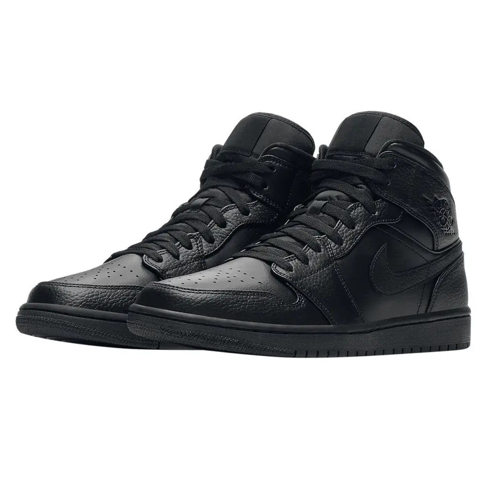 

Кроссовки Air Jordan 1 Mid Triple Black 11us/29см 45eur (554724-091)