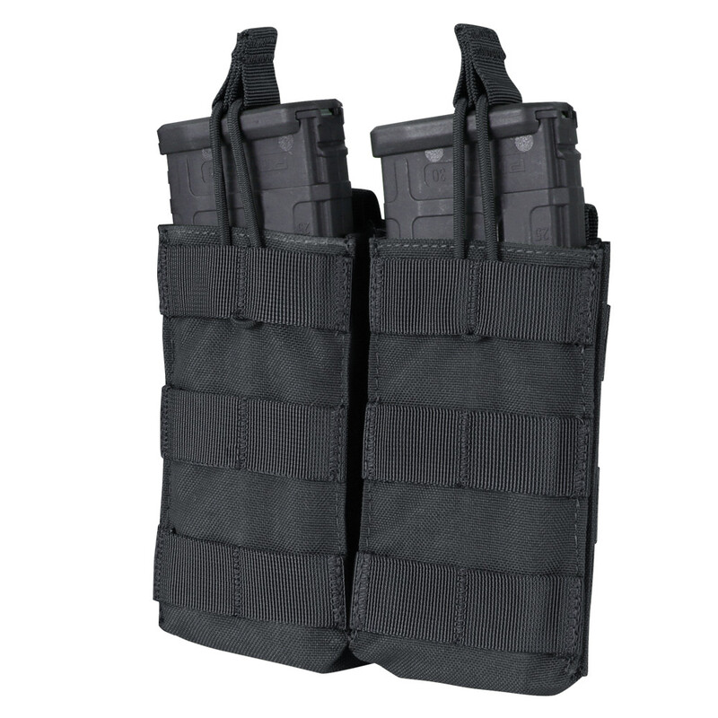 

Подсумок для магазинов двойной молле Condor Double M4/M16 Open Top Mag Pouch MA19 Чорний